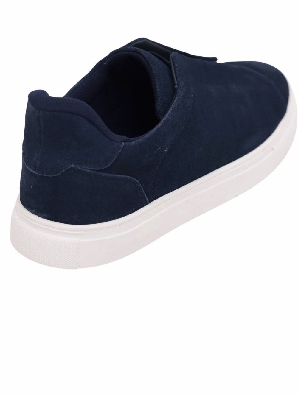 George Men's Navy Slip-On Sneakers with White Sole